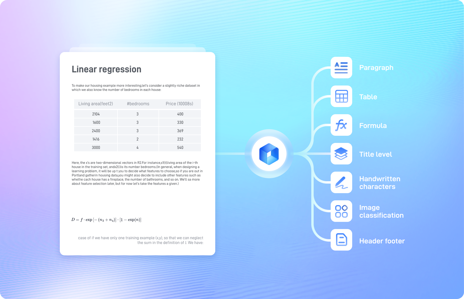 user fiendly document parsing engine