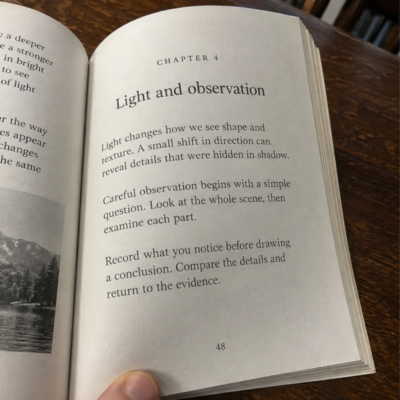 Original photograph of curved book pages